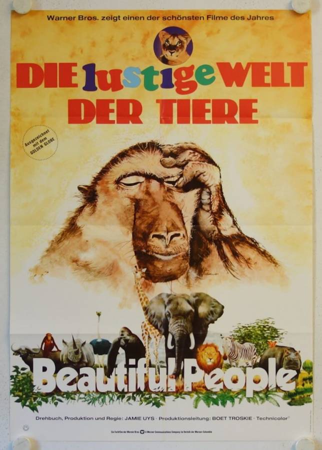 Animals are beautiful People original release german movie poster